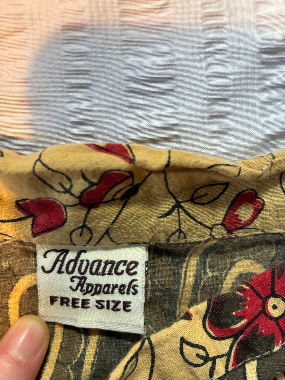 Advance Apparels 100% Cotton Convertible Wrap Skirt/Dress - Picture 7 of 8